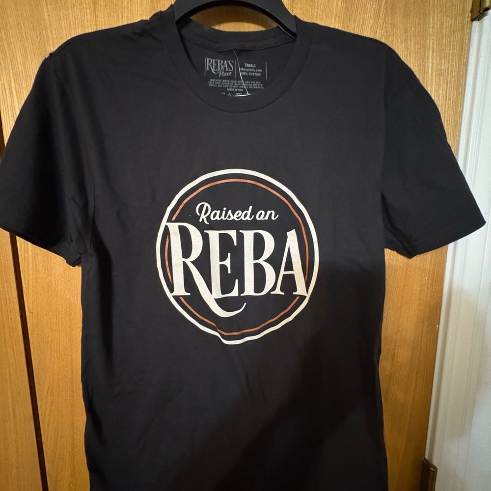 Reba Men's Black 'Raised on Reba' Tee